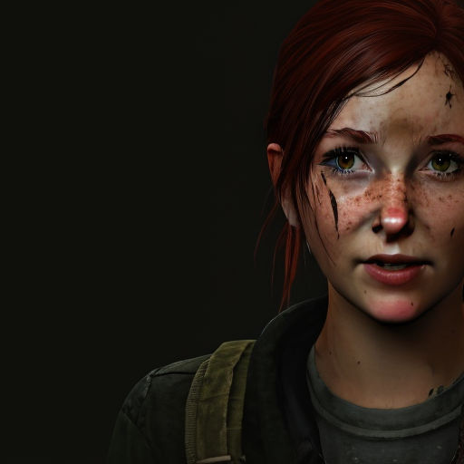 Ellie Williams, short hair, freckles, video game characters, The Last of Us,  video games, video game girls, video game art, interior, CGI, Naughty Dog