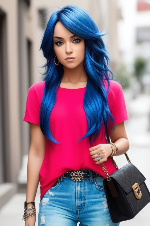 Blue Hair Dye Tips for Black or Brown Hair