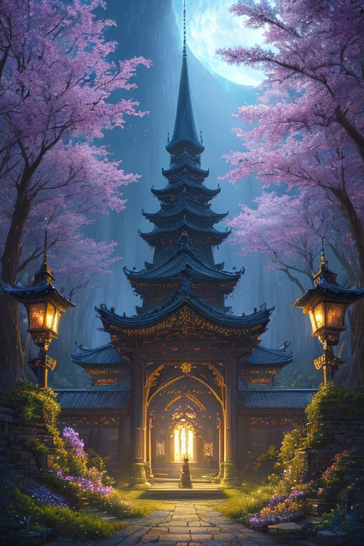 Anime Temple Wallpapers - Wallpaper Cave