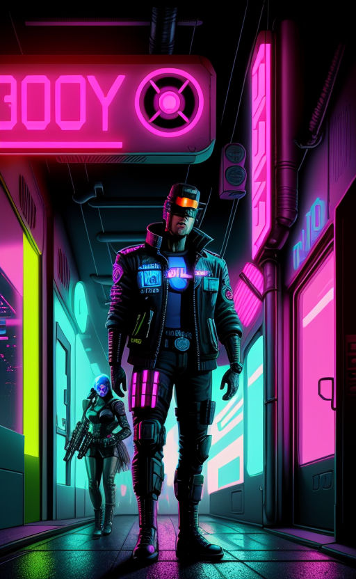 cyberpunk neon retro - Playground