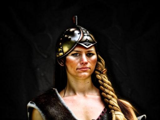 Premium AI Image  Shieldmaidens of the North A Trio of Graceful Viking  Warriors Unite