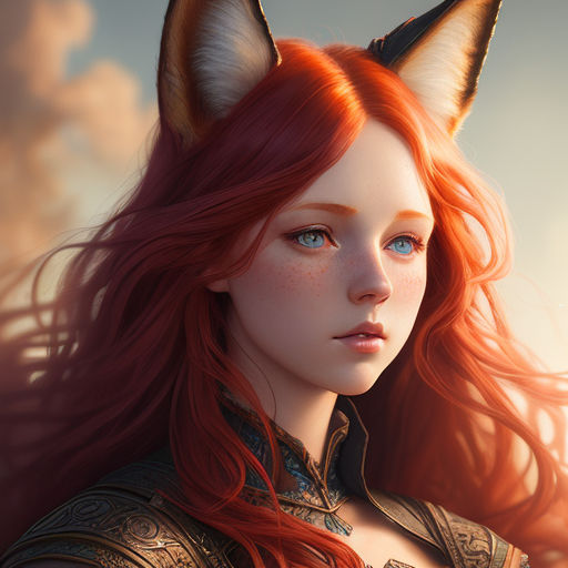 red fox girl