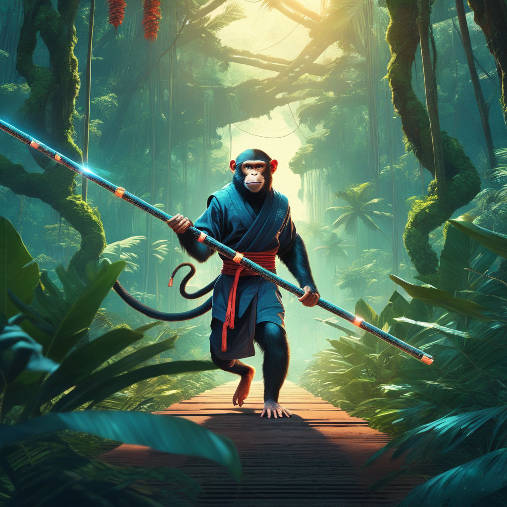 ninja monkey wallpaper