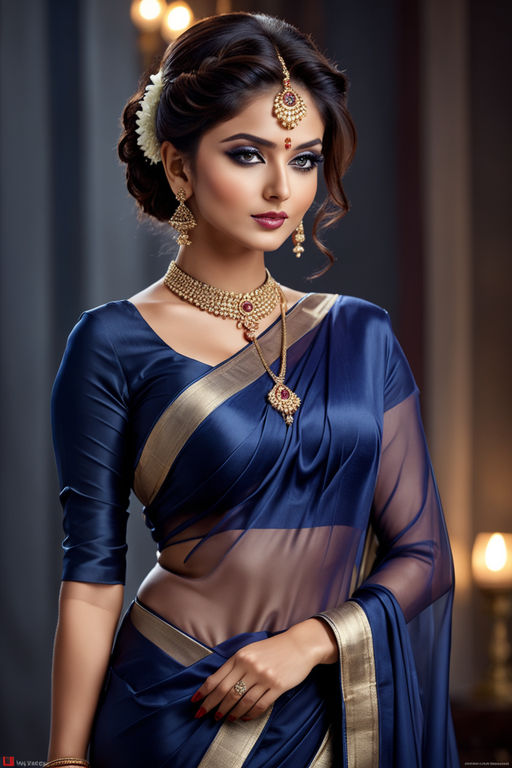 Saree girl hi-res stock photography and images - Alamy