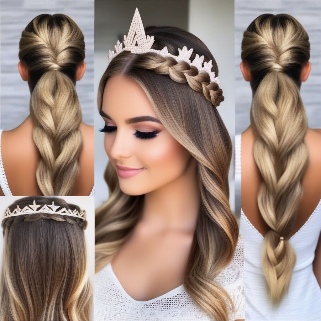 New braid tutorial - the high braided crown hairstyle - Hair Romance