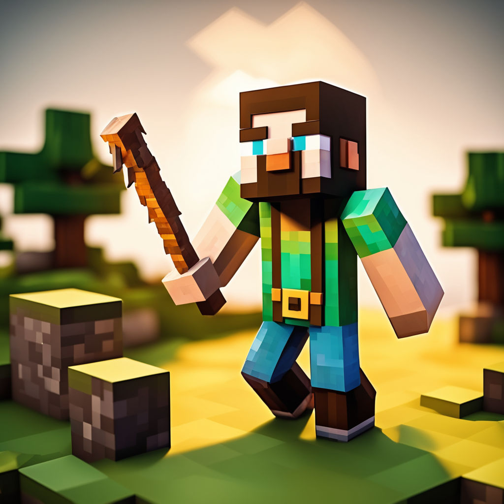 Game - Low Poly Minecraft Steve