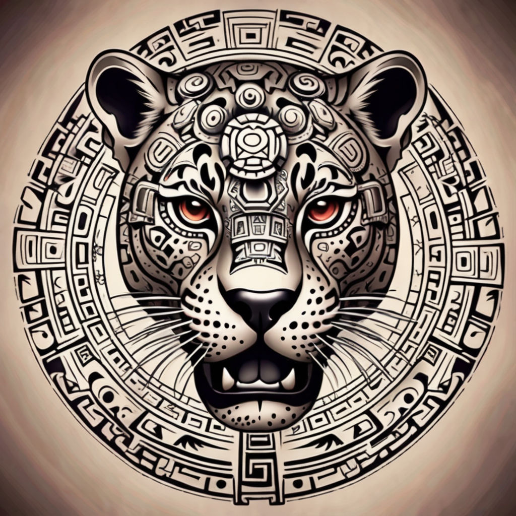 Aztec Tattoo Design Jaguar Teeth - ₪ AZTEC TATTOOS ₪ Warvox Aztec Mayan  Inca Tattoo Designs