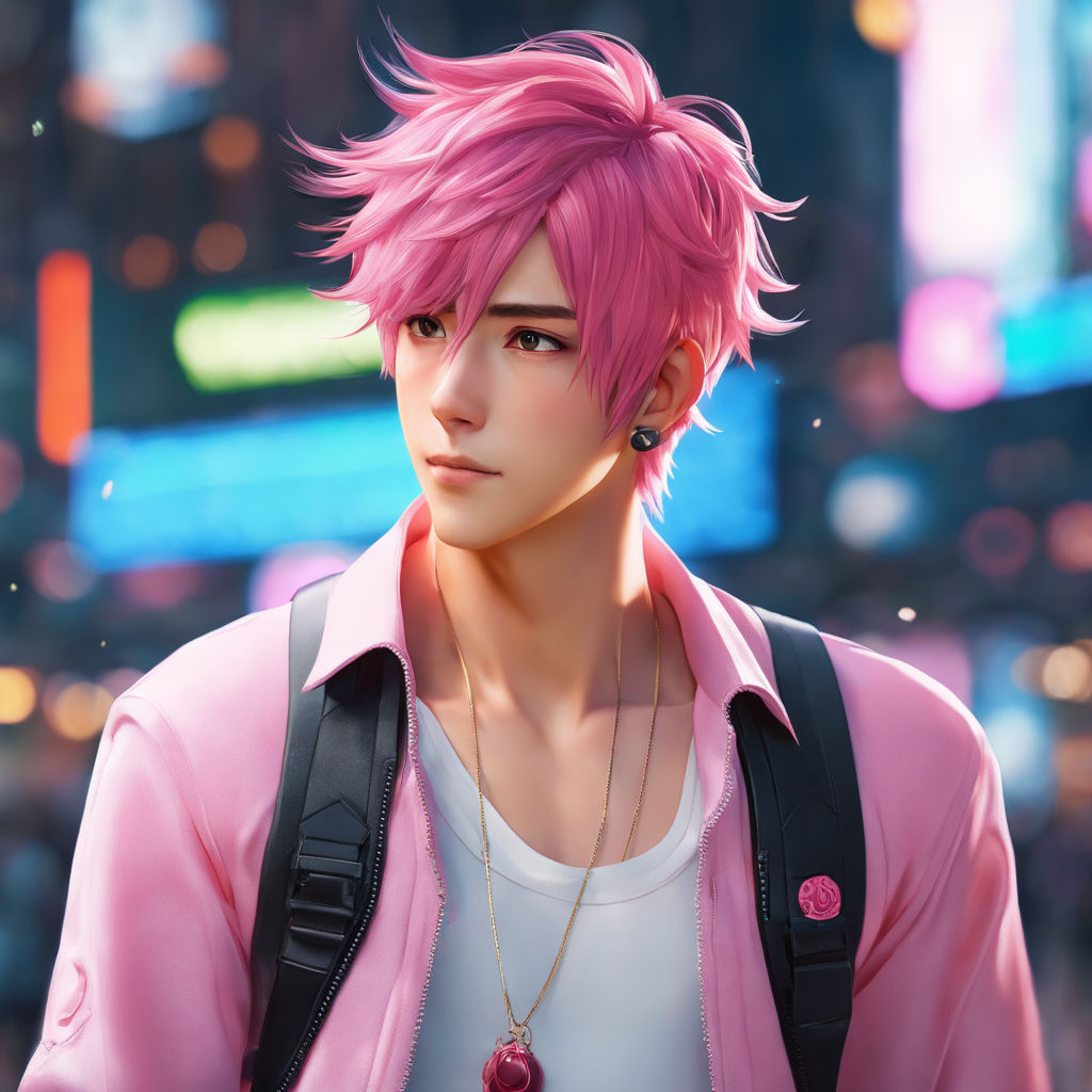 Pink hair anime characters