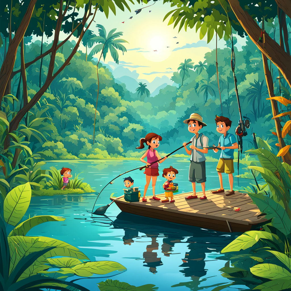 Kids room Fishing Summer Joy by Nopi Pantelidou