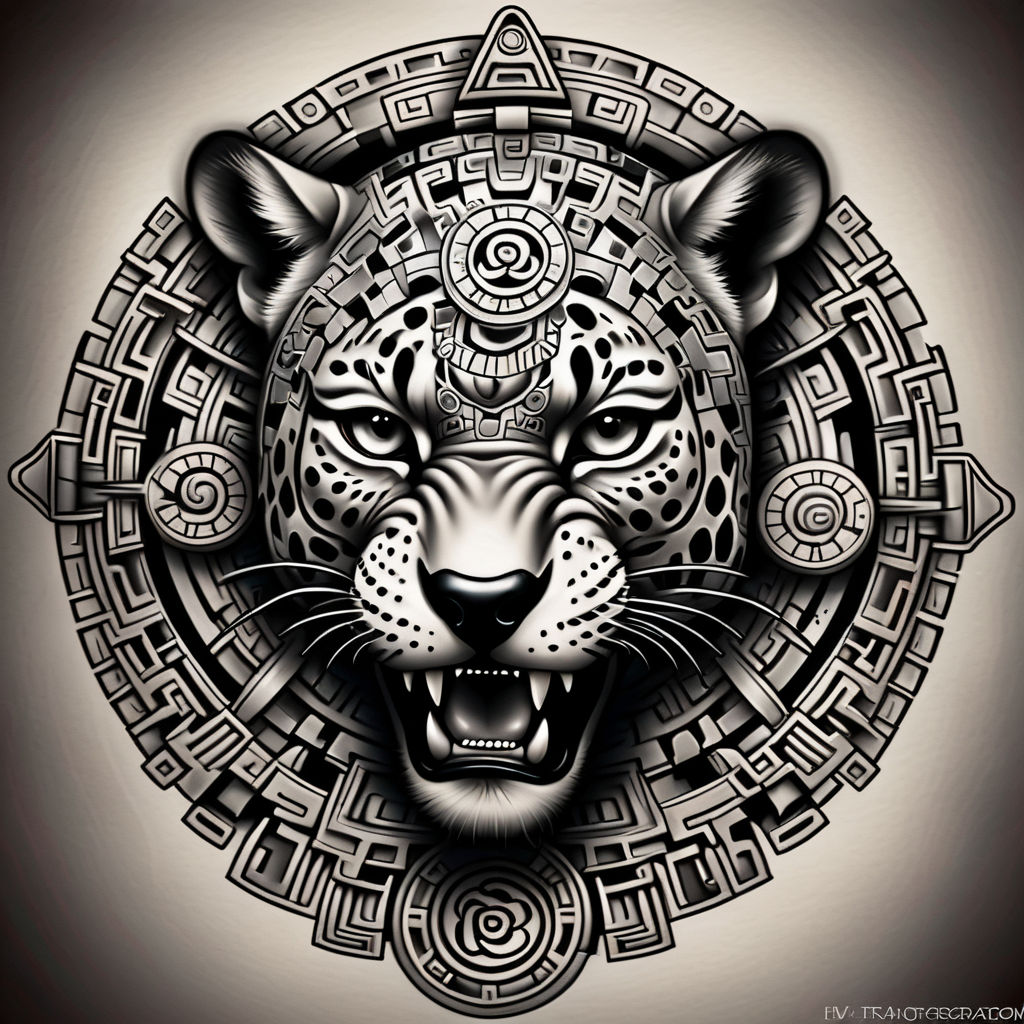 Mayan Symbol Jaguar Tattoo Design Gift Idea' Women's Sport T-Shirt |  Spreadshirt