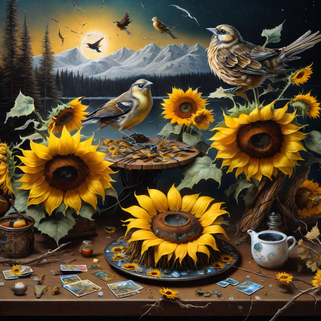 Sunflowers on the Table