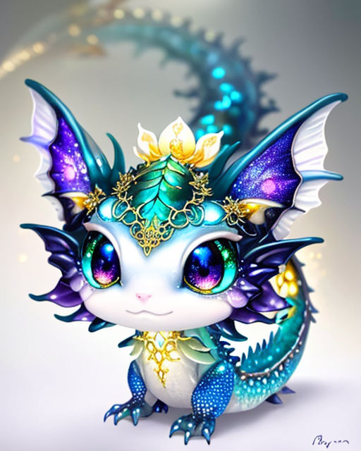 chibi water dragon