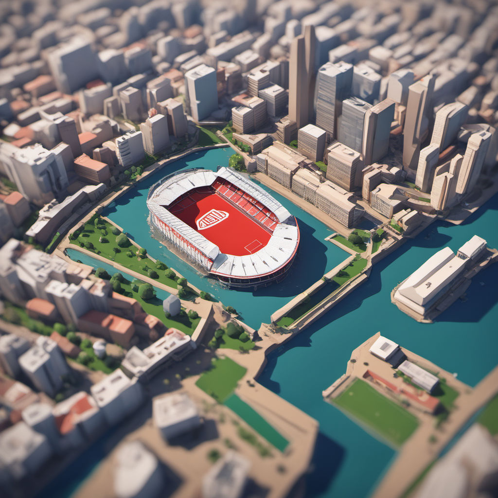 3D model San Francisco 49ers - American Football Stadium VR / AR / low-poly