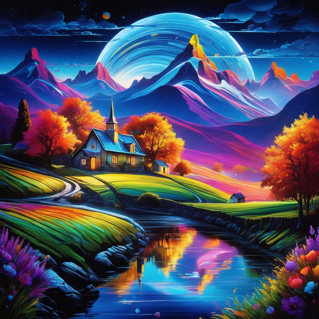 surreal landscape paintings