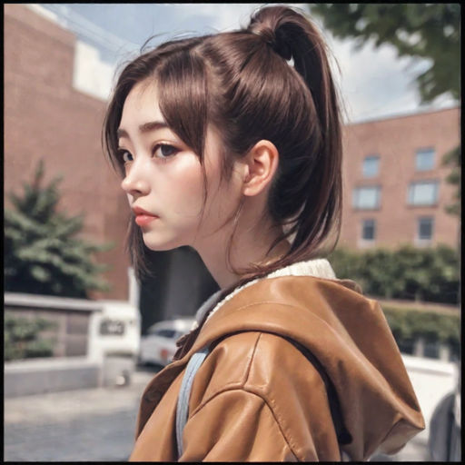 cute aesthetic anime girl profile picture. - Playground