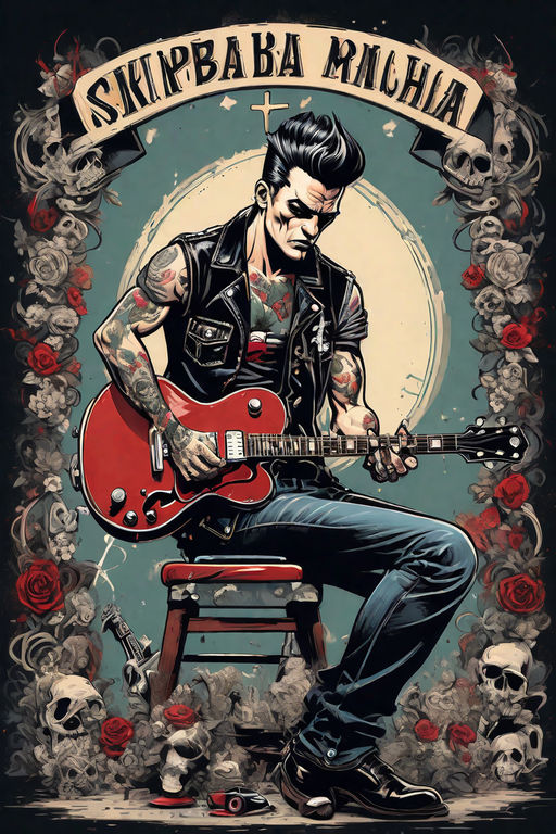 rockabilly wallpaper background