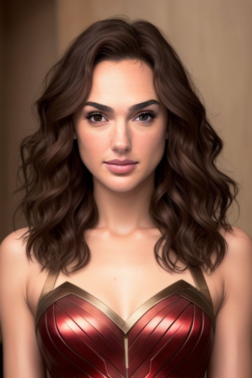 Prompt: Gorgeously beautiful gal gadot,  beautiful ,  alluring, flirty gaze, closed eyes,  full body,, hyper detailed photo,  natural color hair,