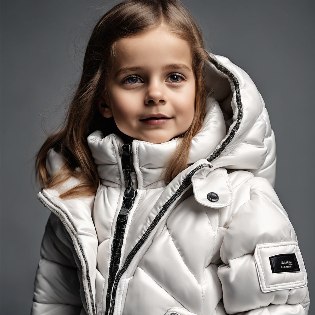 model in transparent puffer jacket - Playground