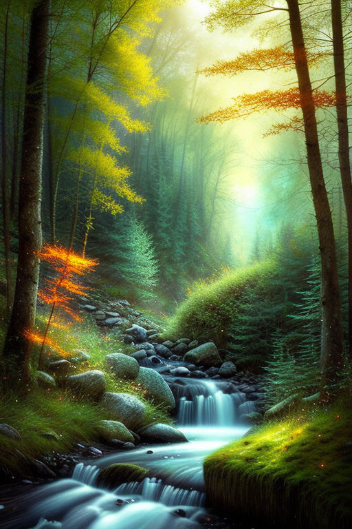 digital painting nature