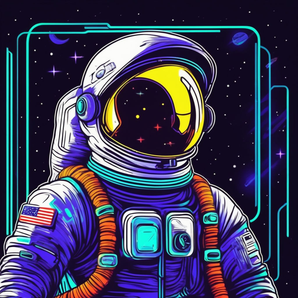 astronaut pop art wallpaper