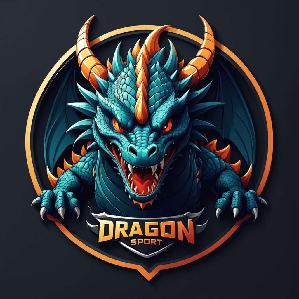 Hydra Dragon head Logo - Playground