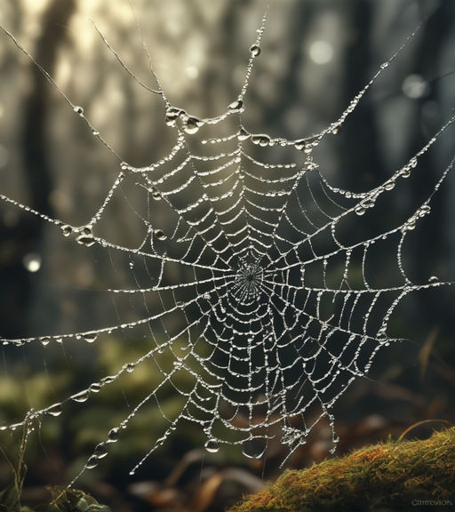 beautiful spider webs