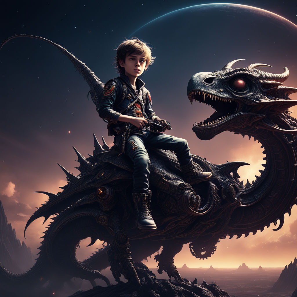 Movie poster of How to train your dragon 4 with Smaug, Stable Diffusion