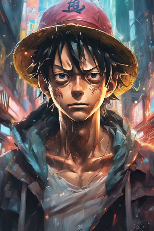 Monkey D. Luffy  Design de personagem, Arte mangá, Anime