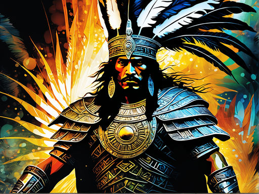 aztec warrior art wallpaper