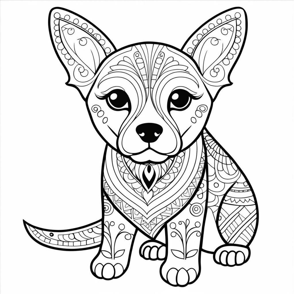 wolf pup coloring pages