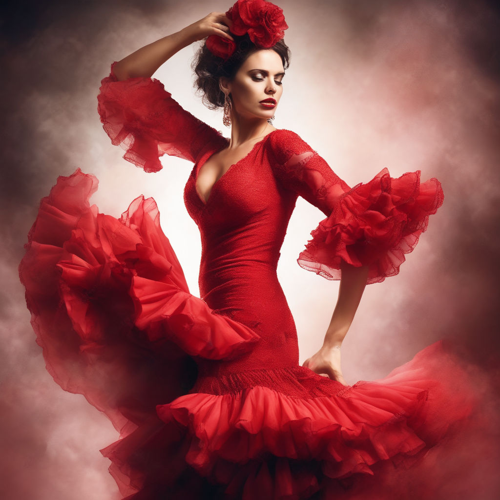 flamenco dance pose