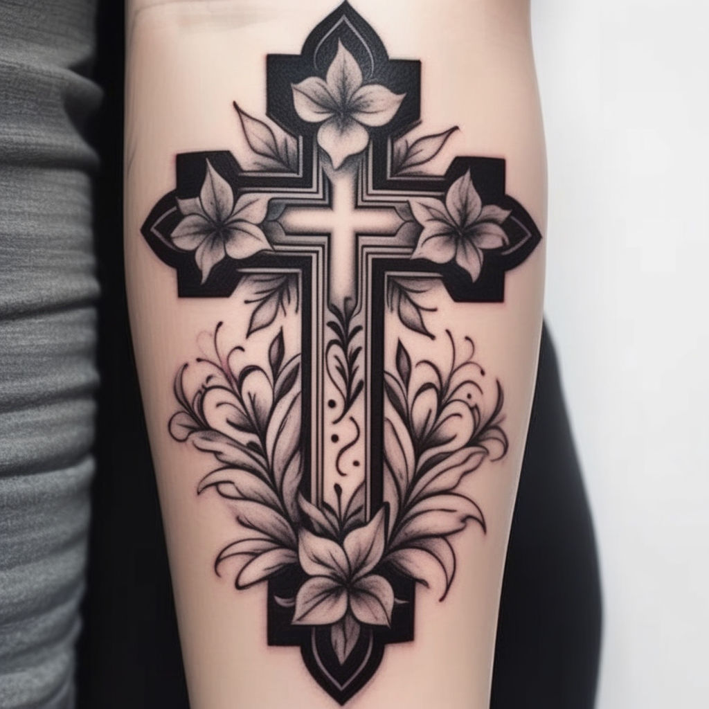 85 Amazing Cross Tattoos, designs, and ideas