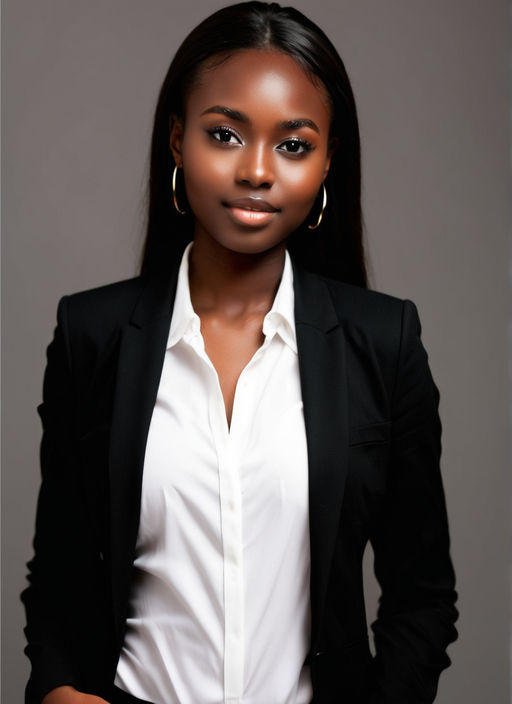 Ghanaian female. cheerful stylish college girl - Playground