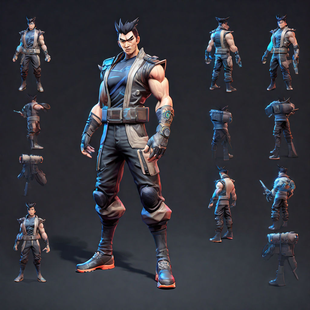 ArtStation - Kazuya Mishima 3D Model