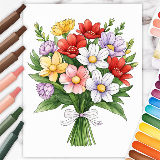 How to draw a colour Flower drawing video step by step drawing for  beginners to hd drawing videos - YouTube