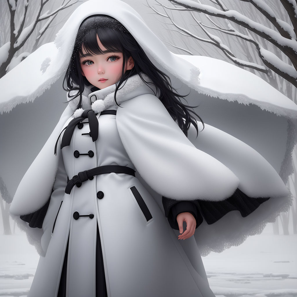 Anime girls, snowstorm, masks, black hair, glasses, meganekko, Anime, HD  wallpaper | Peakpx