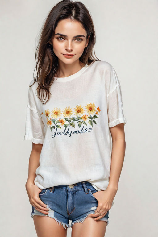 GLIGLITTR Women's Summer Sunflower T Shirt Cute Flower Graphic Loose Tees Crew Neck Short Sleeve Casual Tops