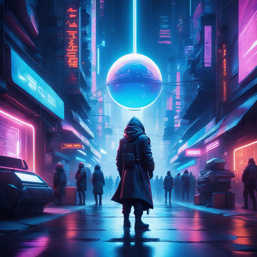 Cybercity, boy, cyberpunk, feelings, futuristic, planet, sun