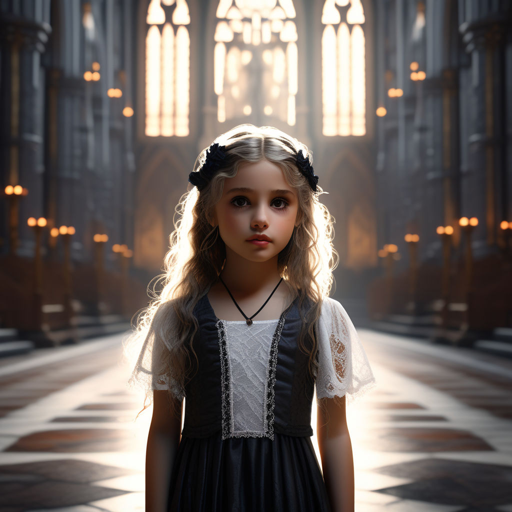 a beautiful gothic young girl - Playground