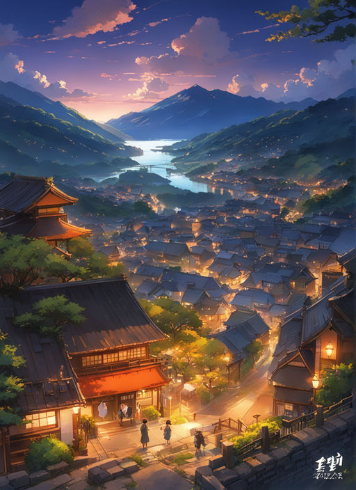 anime city scenery wallpaper hd