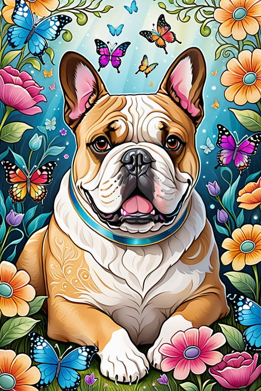 Crazy Bulldog Lady Funny Bulldog Lover Digital Art by Gracia Alisd - Pixels