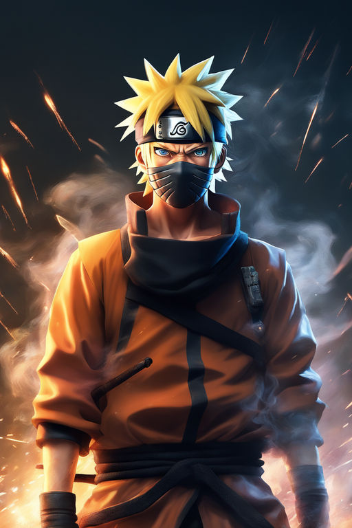 Yellow Hair Naruto Uzumaki Anime Art 4K HD Naruto Wallpapers