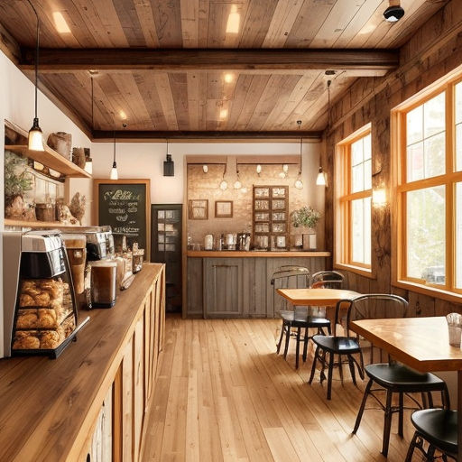 cozy coffee shop design