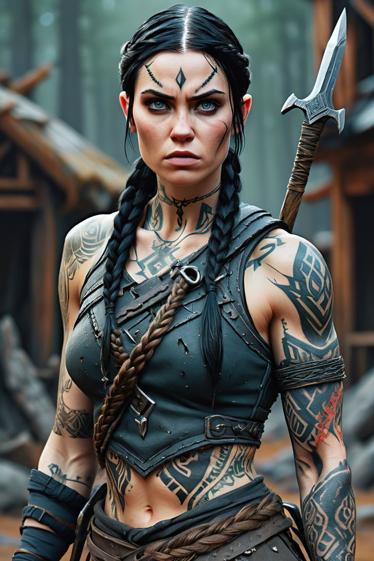 viking warrior princess tattoos