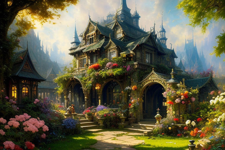 manor fantasy art