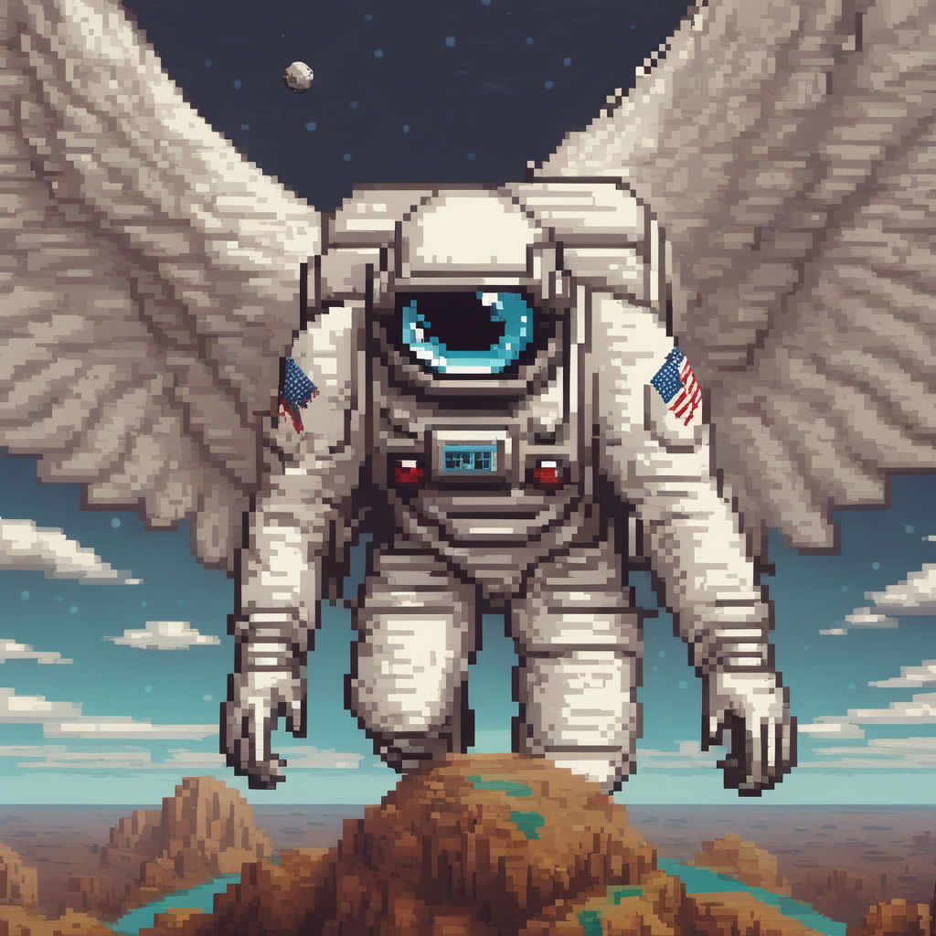 32x32 pixel art Astronaut - Playground