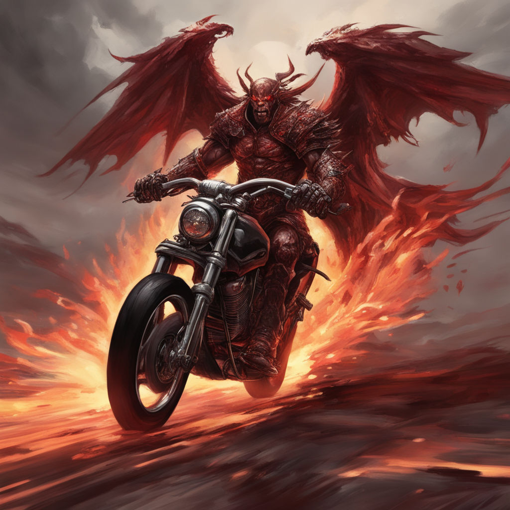 Cyberpunk Metallic Chrome Tattoo Biker Tattoo Demon Lucifer Chaos Gothic  (Epic) Royo) - Playground