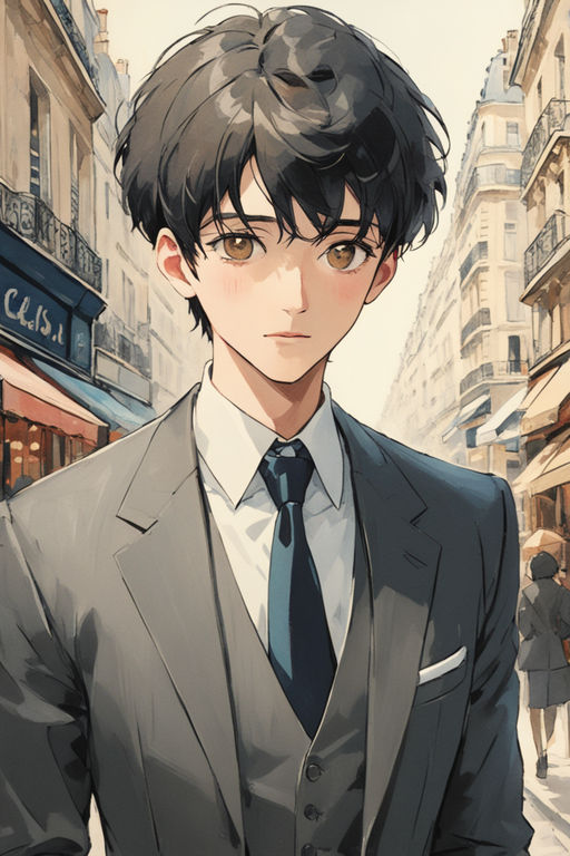 Tuxedo Mangaka Homo sapiens Costume Anime, Anime, black Hair, human,  cartoon png | PNGWing