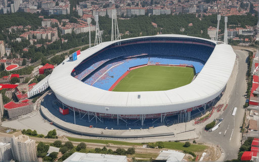 abandoned football stadium - Playground AI