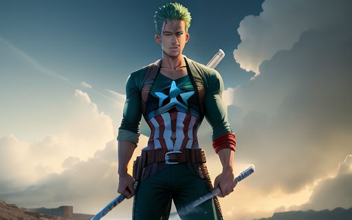 Zoro from one piece - Playground